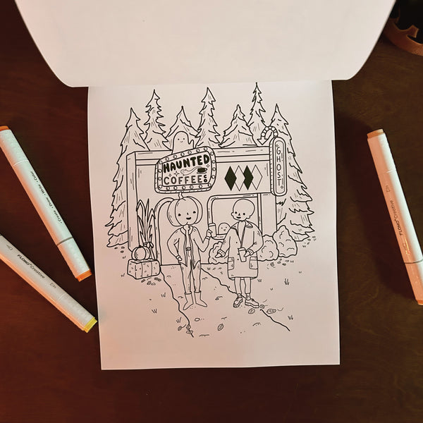 Little Spooky Studio Coloring Book