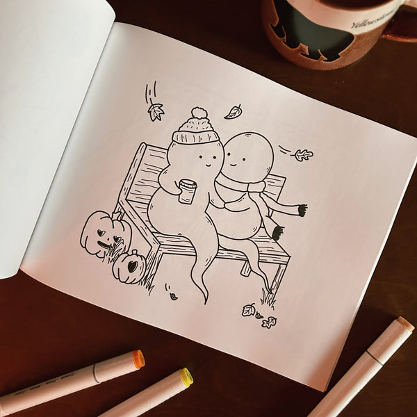 Little Spooky Studio Coloring Book