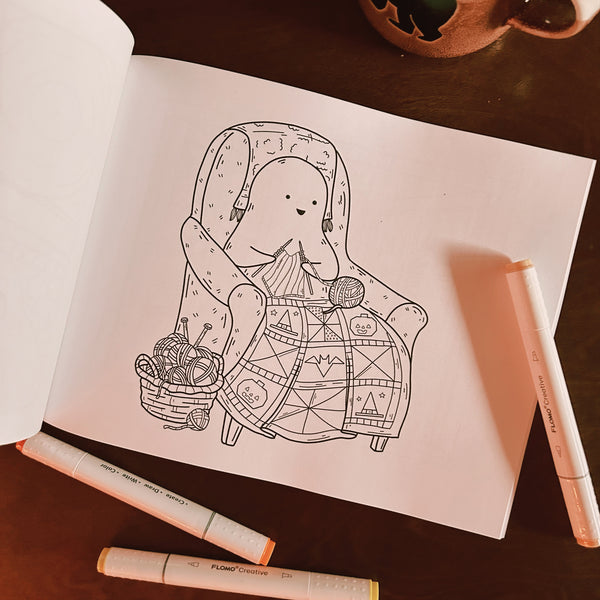 Little Spooky Studio Coloring Book
