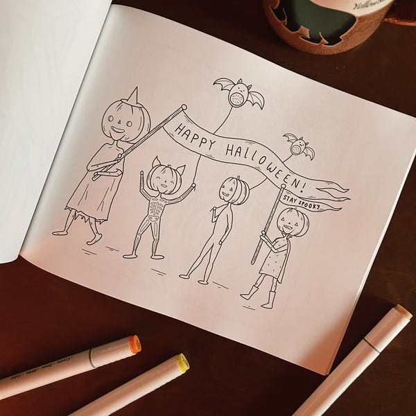 Little Spooky Studio Coloring Book