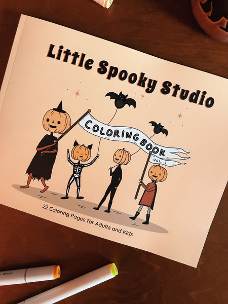Little Spooky Studio Coloring Book