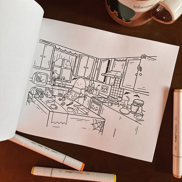 Little Spooky Studio Coloring Book