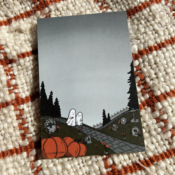 Ghost Cemetery Notepad