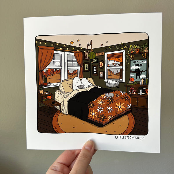 Lazy Day Square Art Print