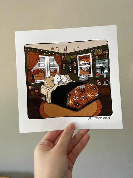 Lazy Day Square Art Print