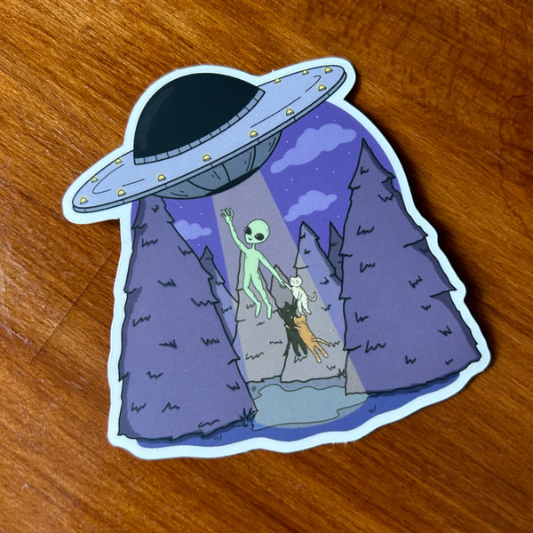 Take Me Away Sticker