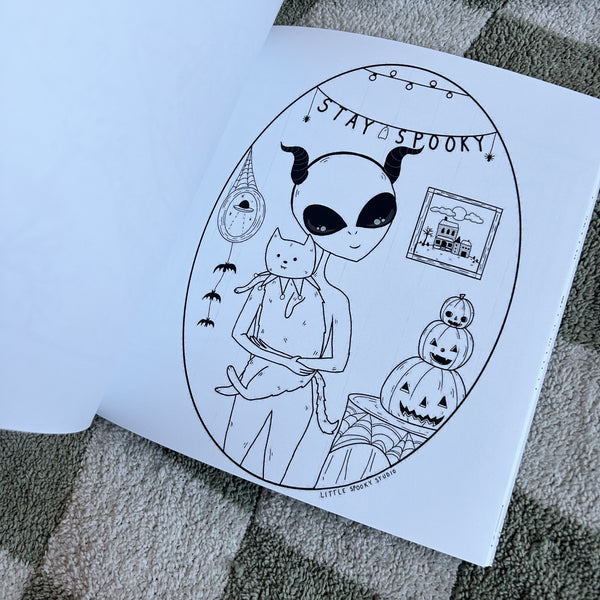 Alien Coloring Book