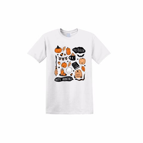 PREORDER Spooky Comforts Tee (White)