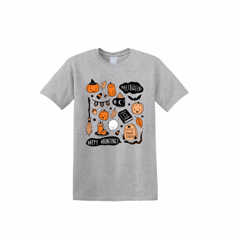 PREORDER Spooky Comforts Tee (Gray)