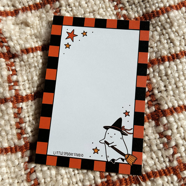 Witch Ghost Notepad