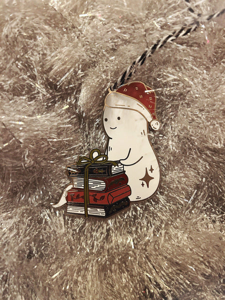 Bookstack Ghost Tree Ornament