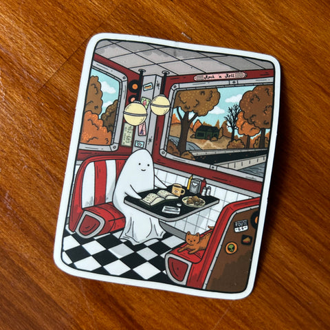 Diner Day Sticker