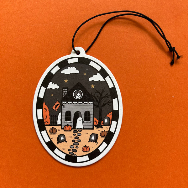 Ghost House Car Air Freshener