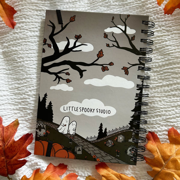 Cemetery Walk A5 Spiral Notebook