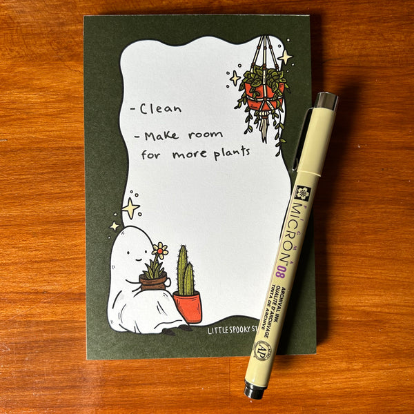 More Plants Notepad