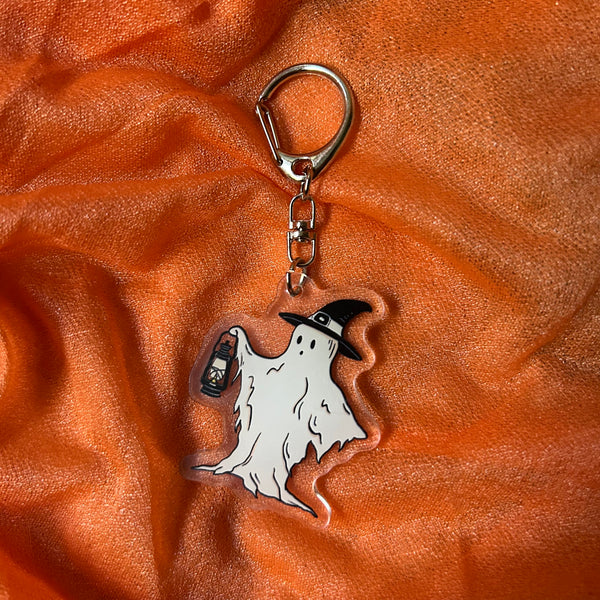 Vintage Ghost Acrylic Keychain