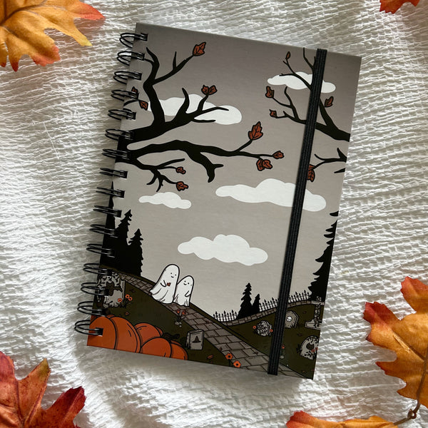Cemetery Walk A5 Spiral Notebook