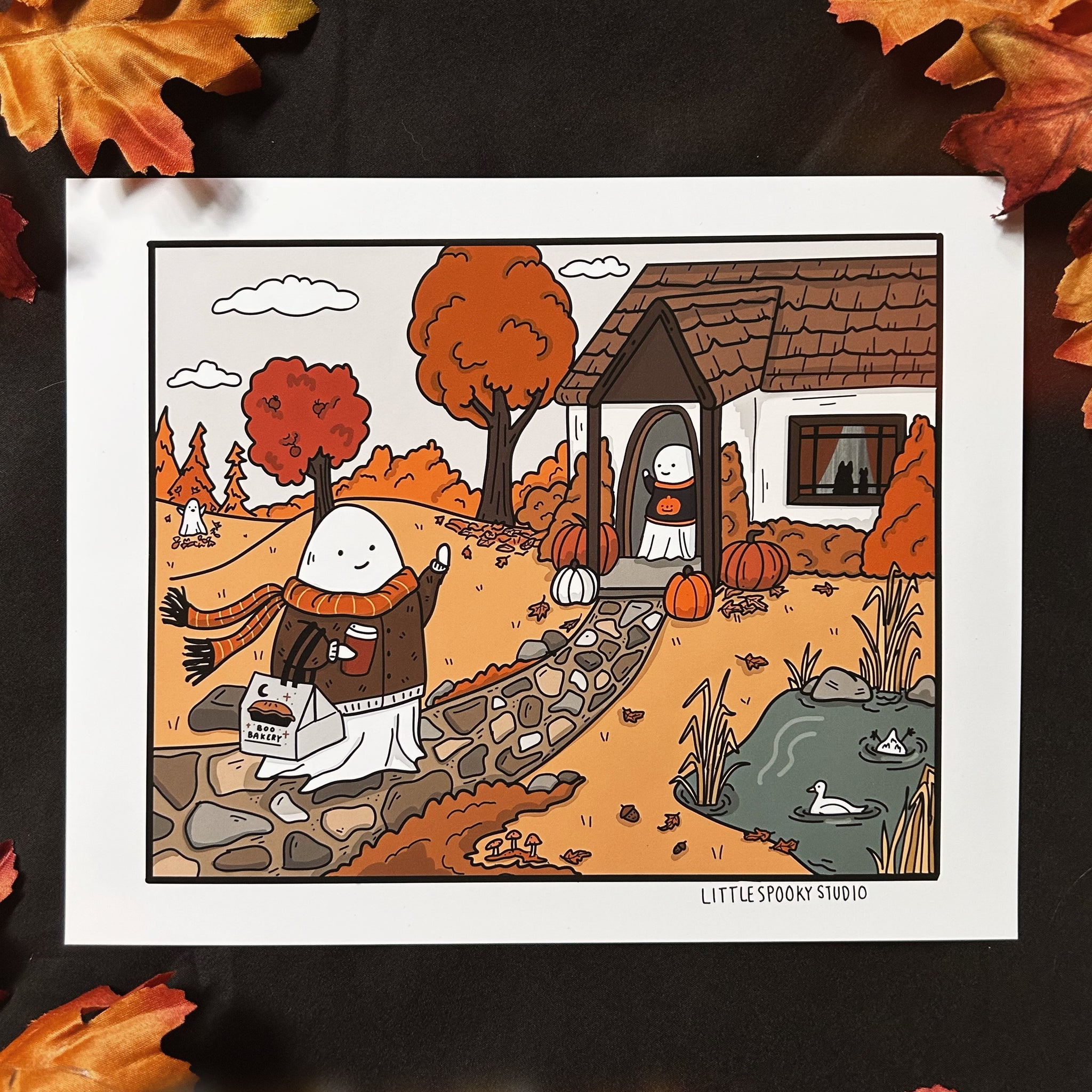 September Yard Art Print