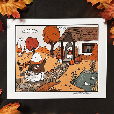September Yard Art Print