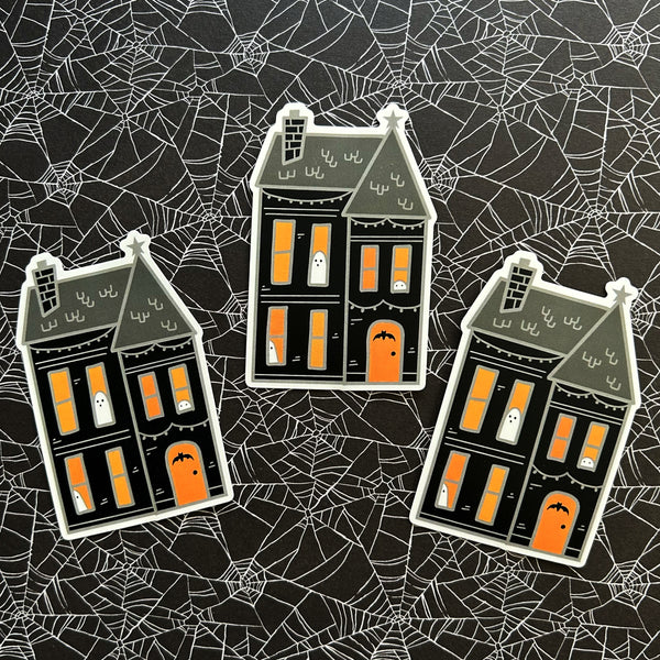 Haunted House Sticker