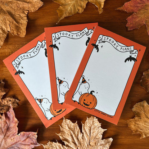 Spooky Plans Notepad