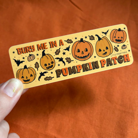 Mini Pumpkin Patch Bumper Sticker