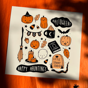 Happy Hauntings Art Print