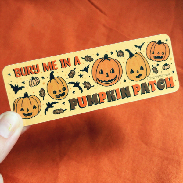 Mini Pumpkin Patch Bumper Sticker