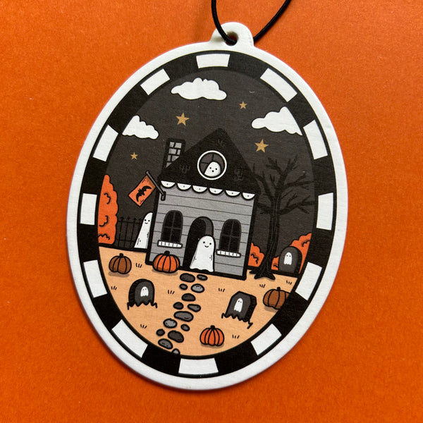 Ghost House Car Air Freshener