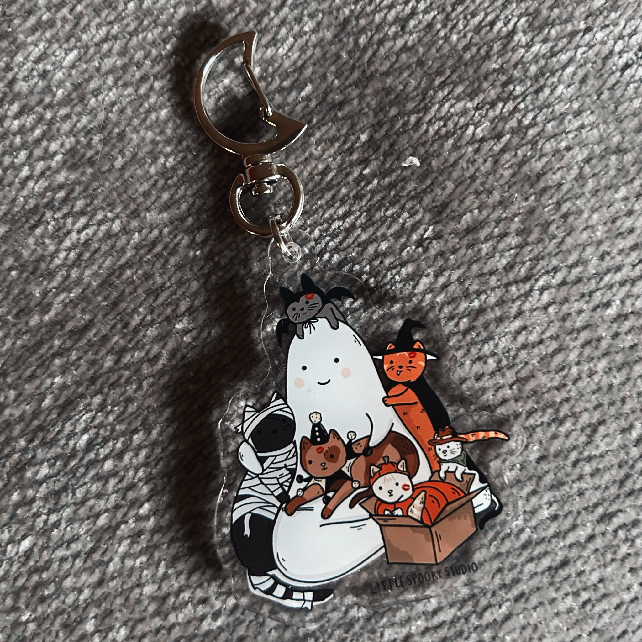 Haunted Little Kiss Acrylic Keychain