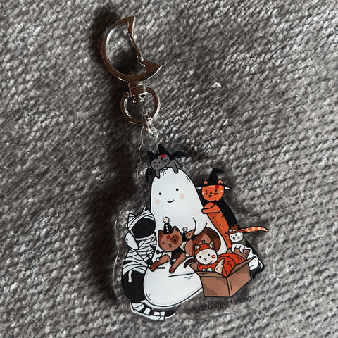 Haunted Little Kiss Acrylic Keychain