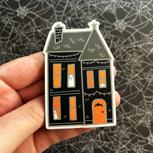 Haunted House Sticker