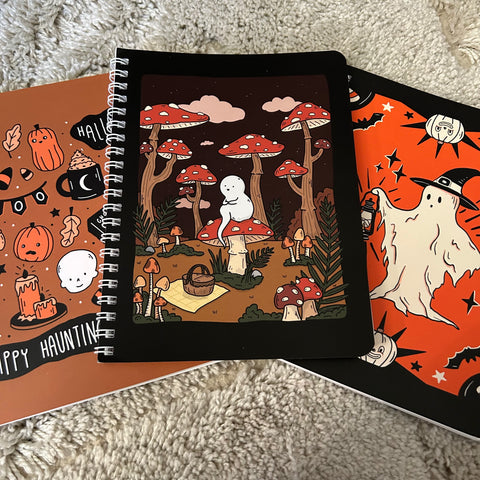 Mushroom Forest Small Wire-o Notebook