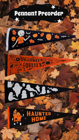 Halloween Pennants (In Stock)