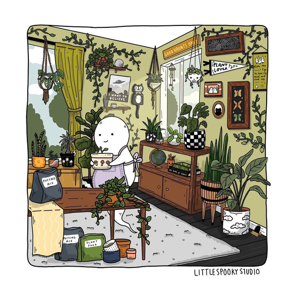 Plant Lover Square Art Print