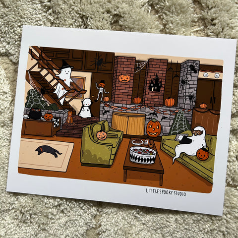 Brady Halloween Party Art Print
