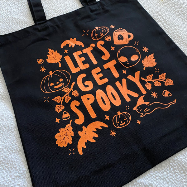 Let’s Get Spooky Tote Bags