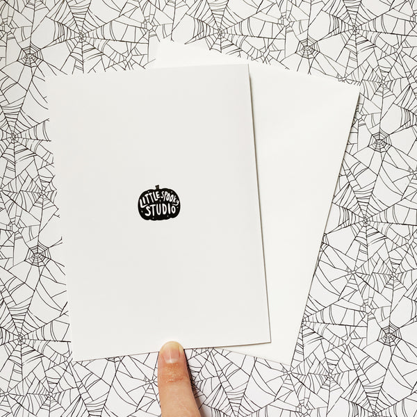 Housewarming Haunted Home Blank Greeting Card
