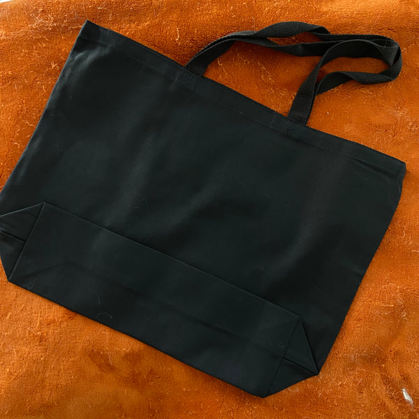 Keep It Spooky Black Jumbo Tote Bag