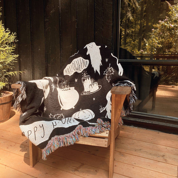 Spooky Comforts Woven Blanket