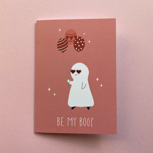Be My Boo? Valentine Greeting Card