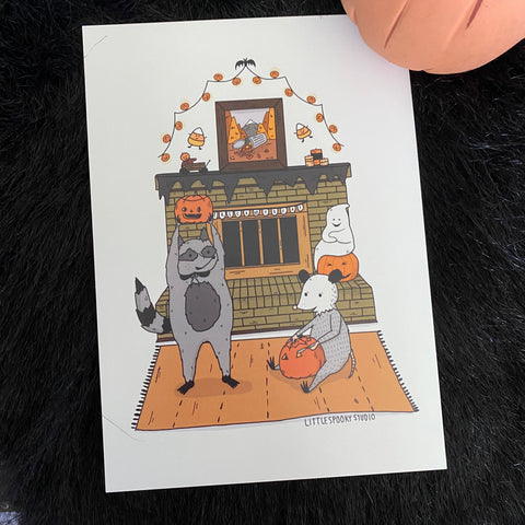 Grandma’s Spooky Basement Art Print
