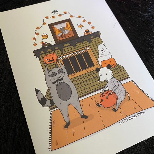 Grandma’s Spooky Basement Art Print