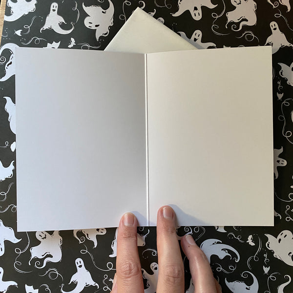 Ghostly Holiday Greeting Card