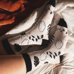 Spooky Flora Socks