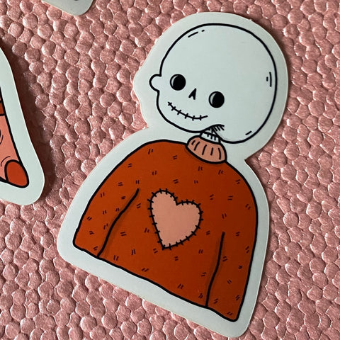 Skelly Sweater Sticker