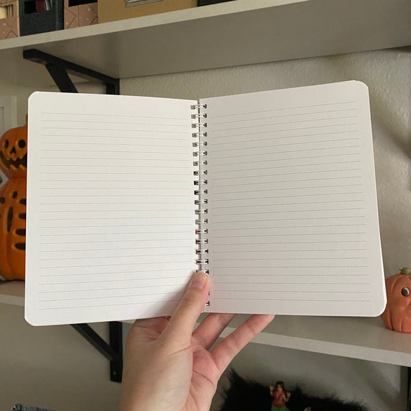 Leaves Small Wire-o Notebook