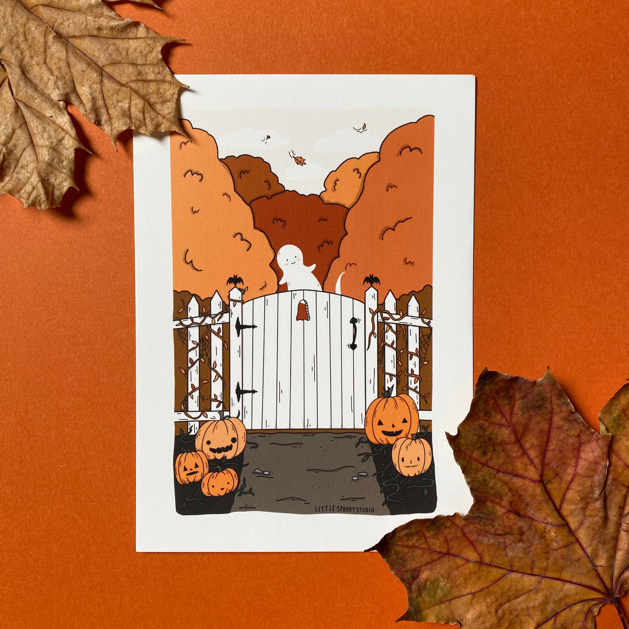 Autumn in the Air Art Print
