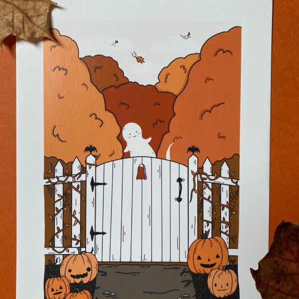 Autumn in the Air Art Print