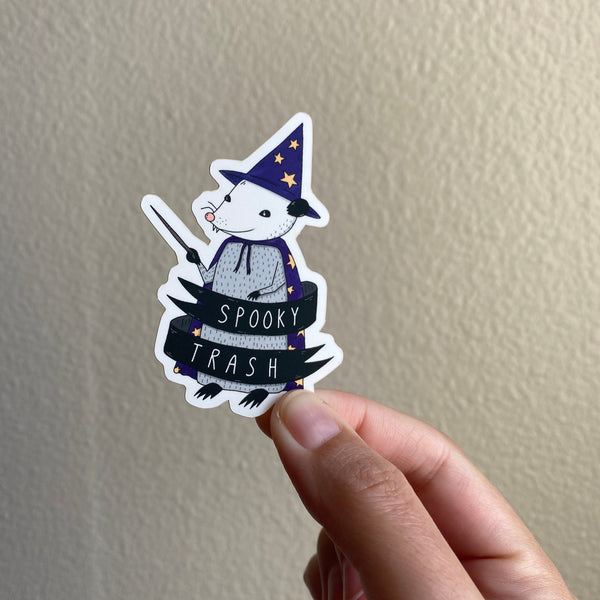 Spooky Trash Sticker